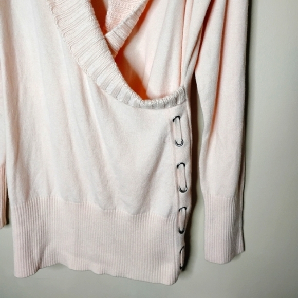 Vintage 90s Caché Sweater XL Longline Body Skimming Date Night Knitwear - Picture 3 of 7